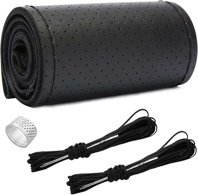 Ziciner Leather Steering Wheel Cover